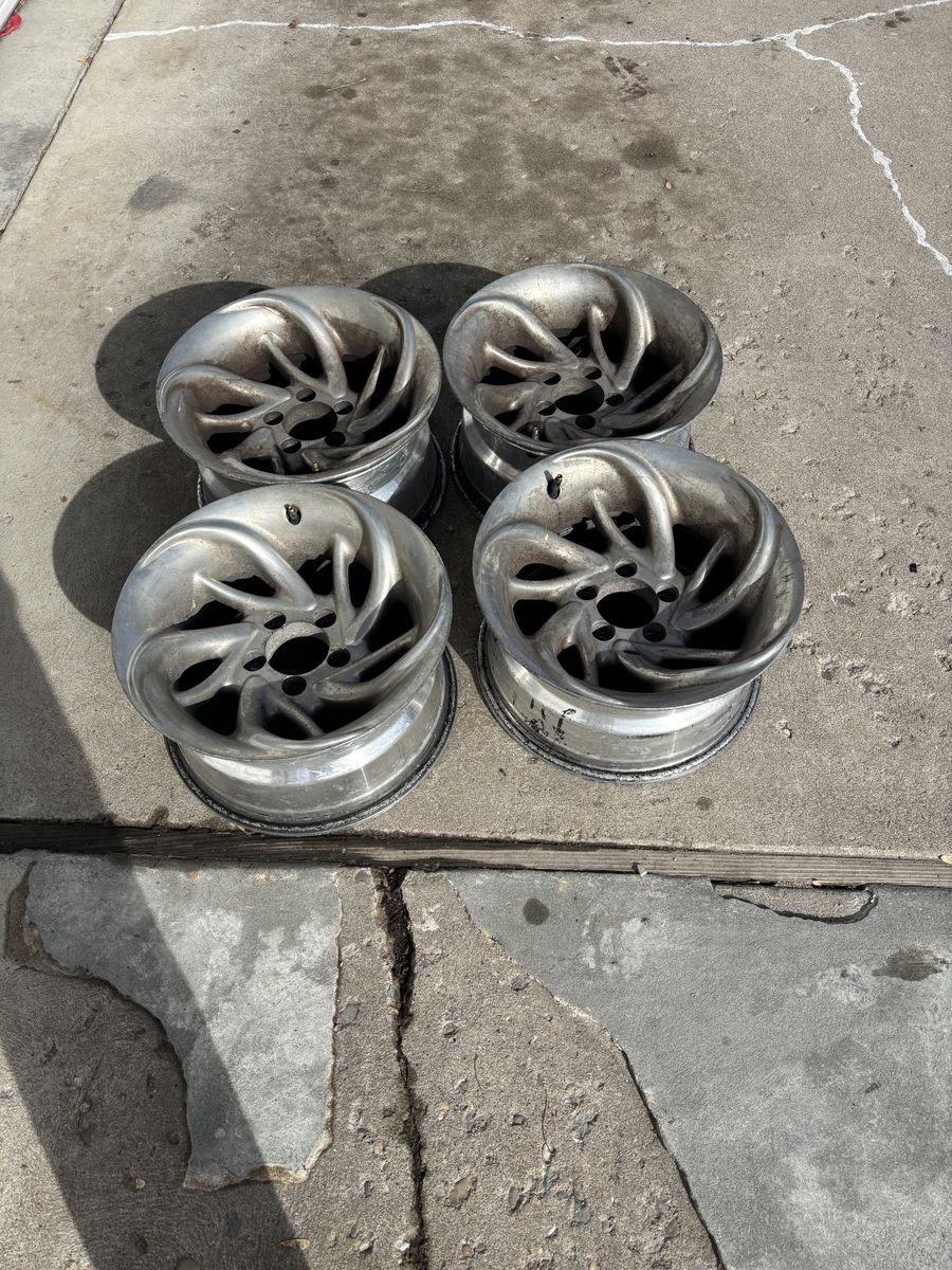 Set of 4 16"x8" 5x4.5" steel rims