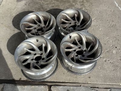 Set of 4 16"x8" 5x4.5" steel rims