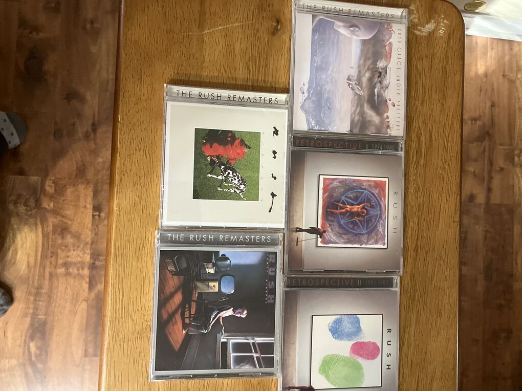 Set of 5 Rush CDs : Excellent Condition