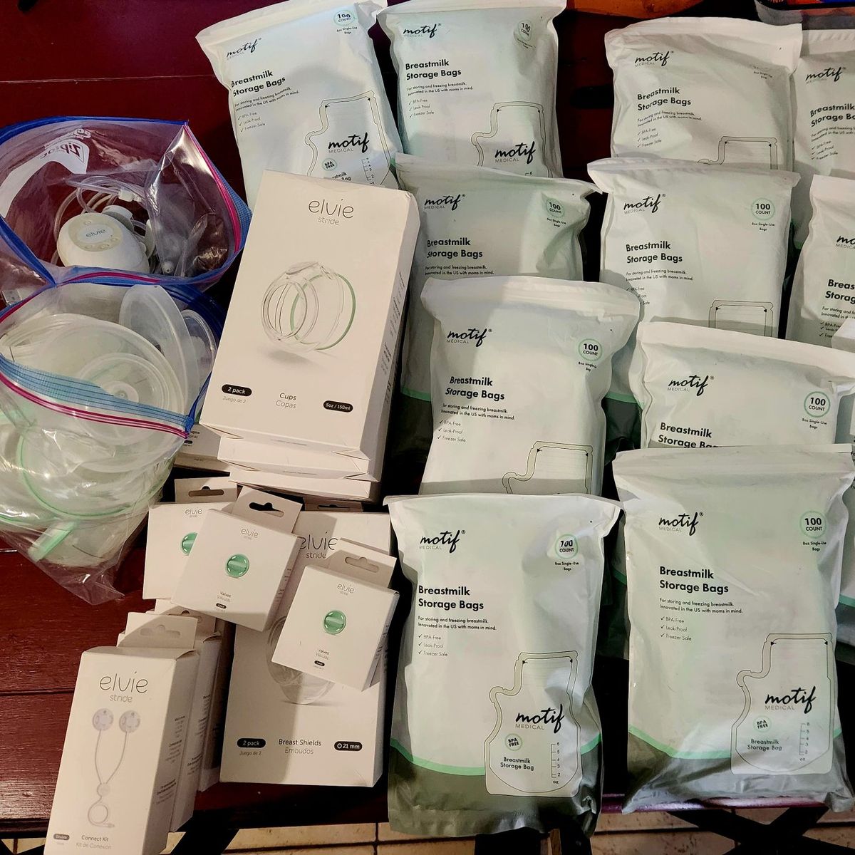 used like new Elvie stride breastpump