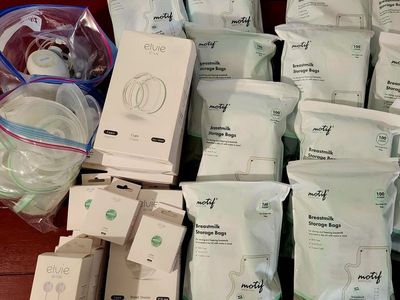 used like new Elvie stride breastpump