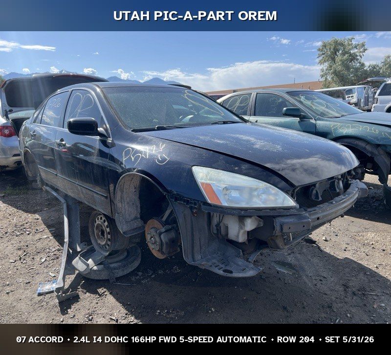 2007 Honda Accord Parts - UTPAP Orem
