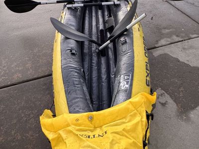 K2 Intex Inflatable Explorer kayak