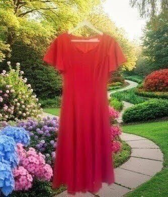 Nice Red Valentine's Day Dress Small/Medium ress