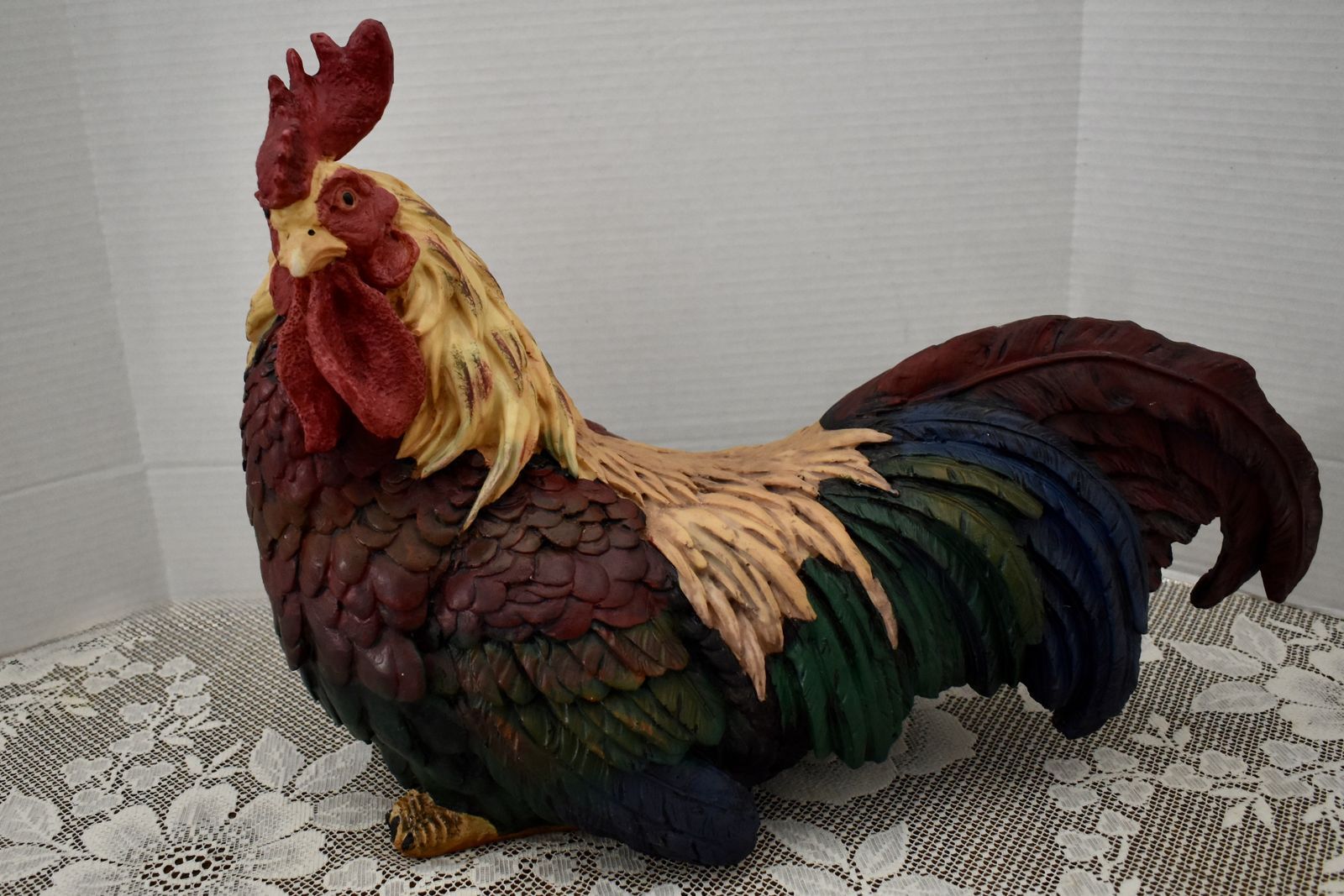  Really Large, Beautiful, Colorful Rooster / Chicken For Fun Decor For Inside Or Outside