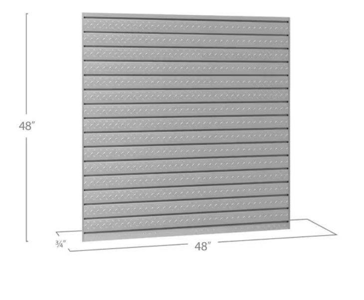 NEW IN BOX NewAge Pro Steel Slatwall Kit – 16sqft Diamond Plate (51744)