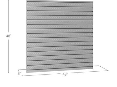 NEW IN BOX NewAge Pro Steel Slatwall Kit – 16sqft Diamond Plate (51744)