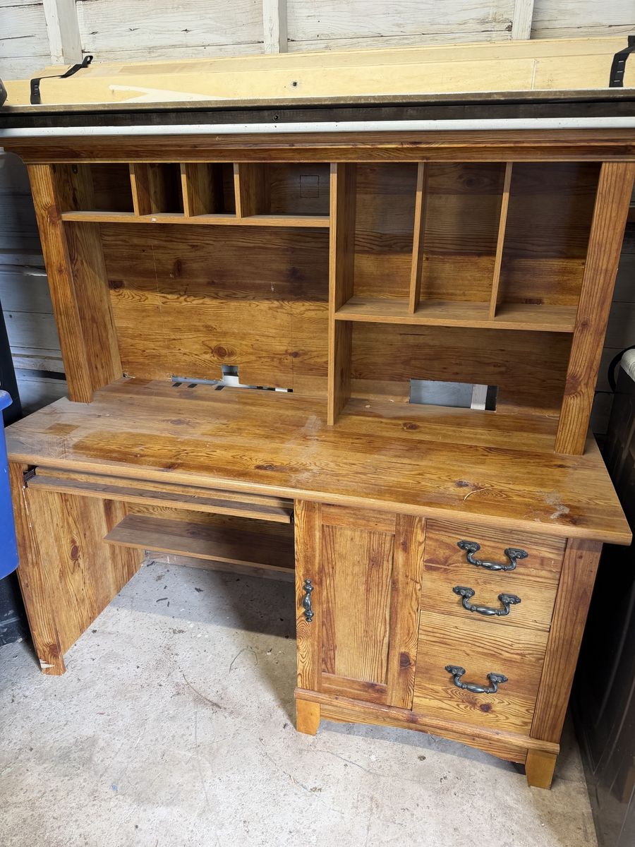 Solid Wood Computer Desk