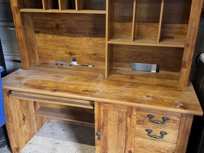 Solid Wood Computer Desk