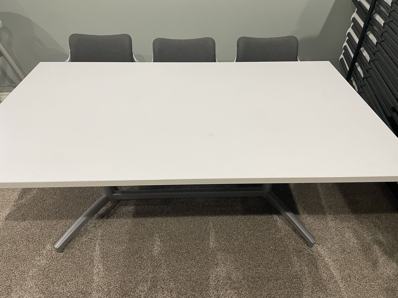 Conference or craft table and chairs