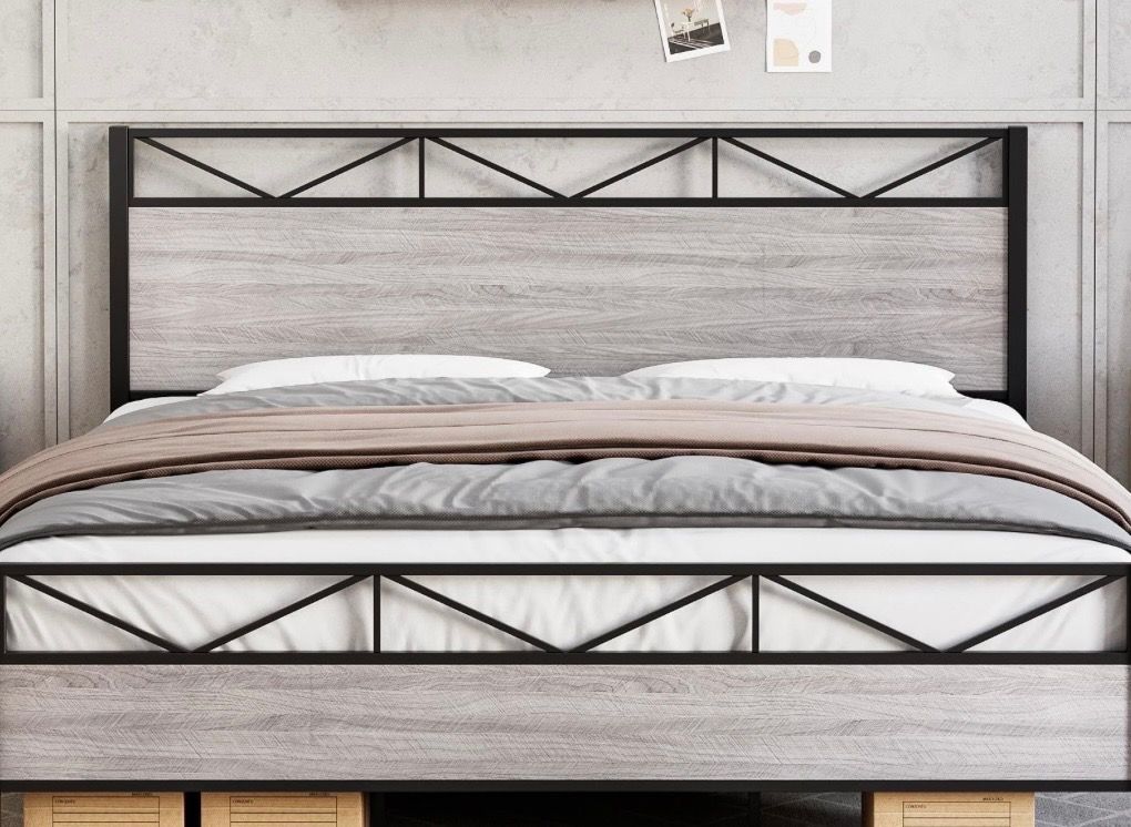 King Bed Frame with headboard
