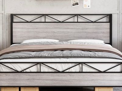 King Bed Frame with headboard