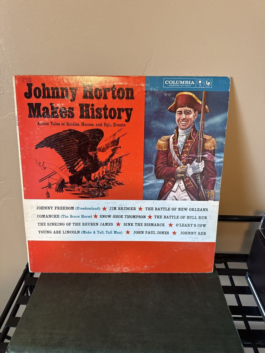 Johnny Horton Makes History - Columbia Records LP Vinyl Album