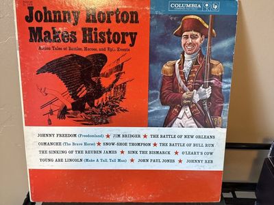 Johnny Horton Makes History - Columbia Records LP Vinyl Album
