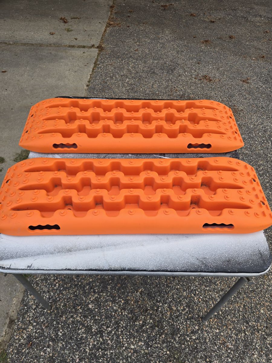 Two Traction Boards and 2 Gallon Gas Can