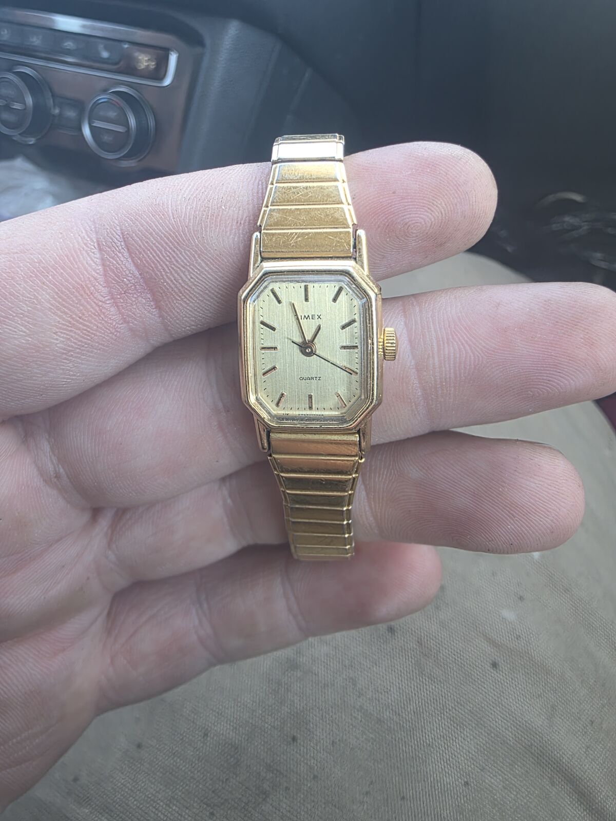 Gold Tone Women's Vintage Timex Watch