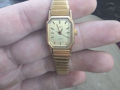 Gold Tone Women's Vintage Timex Watch