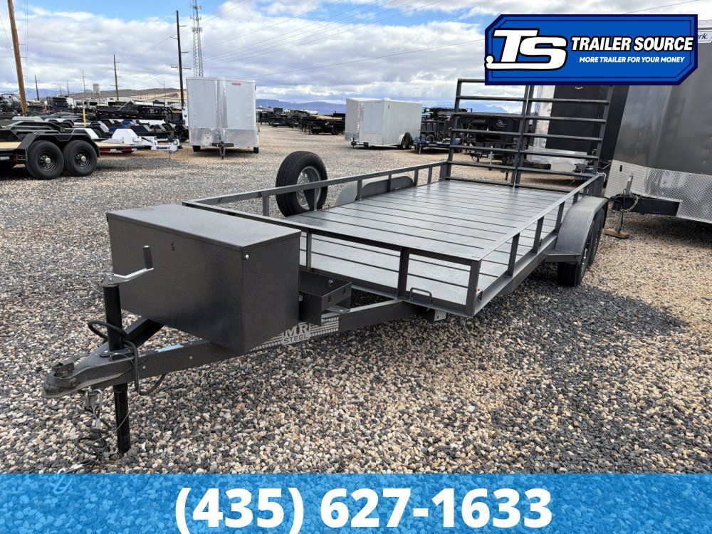 7x16 MR STEEL  Utility Trailer - 7K GVWR - Alloy Wheels