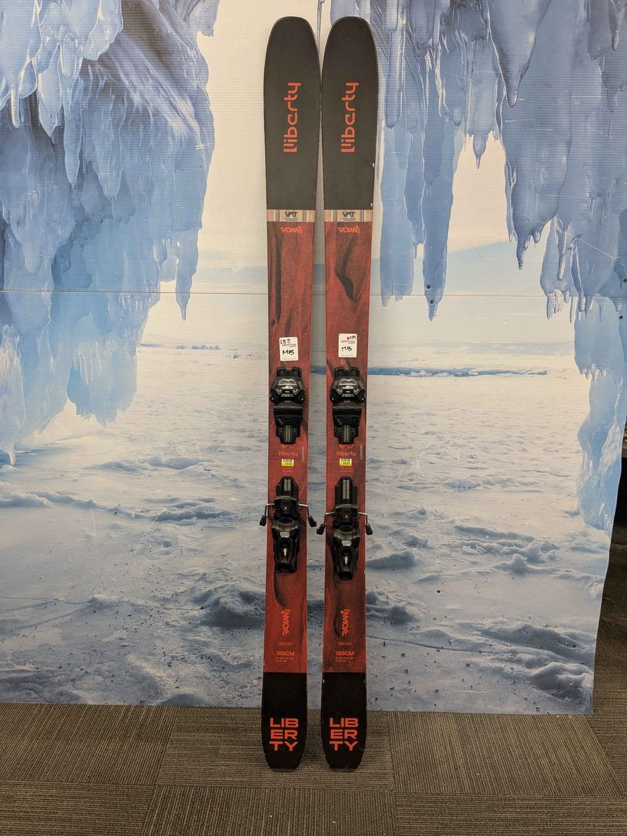 Liberty Radian 100 185cm Skis w/ TYROLIA Attack 11 LYT Demo Binding - Used (2025)