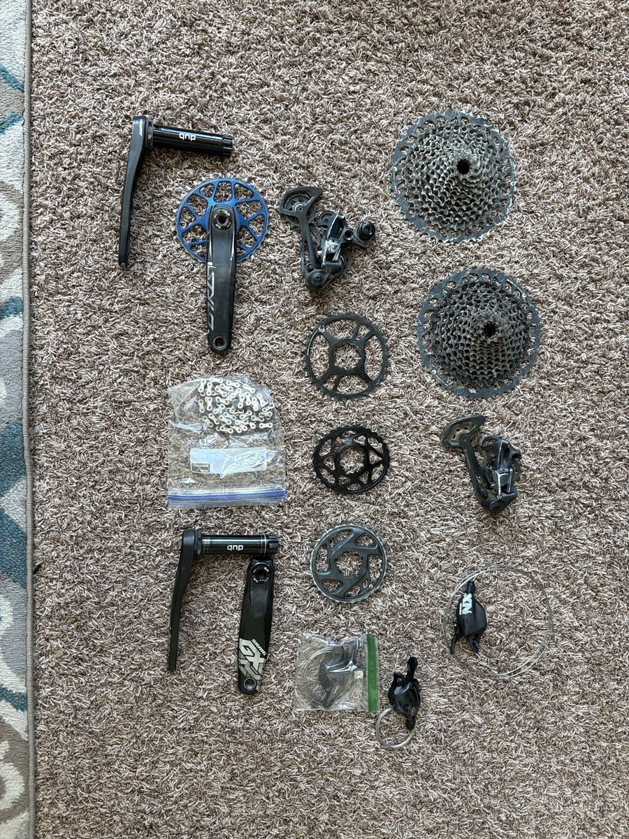 SRAM GX and NX drivetrain components