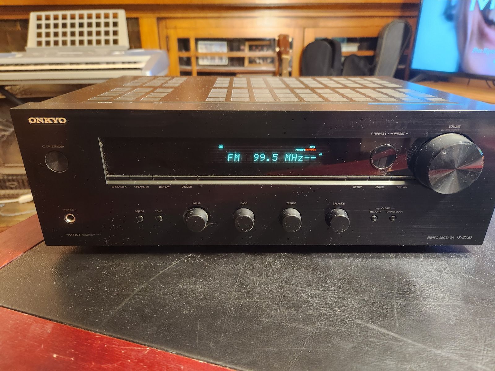 Onkyo stereo receiver Model TX-8020,  works great very loud.