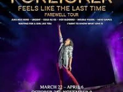 2 Foreigner Concert Tickets At the Venetian