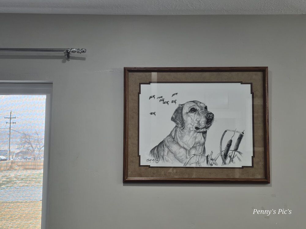 Lab Retriever Dog art print by Bret McEchern