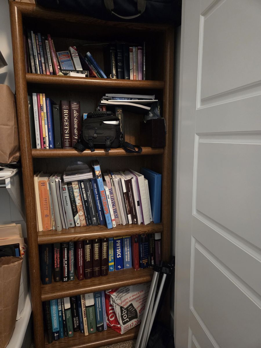 Full size Laminated wood book case