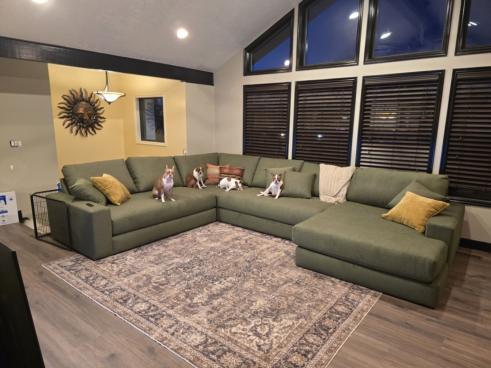 Brand New Living Spaces Sawyer Collection Sectional