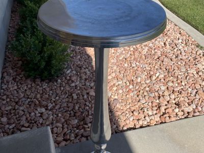 Aluminum Side Table or Plant Stand Holder