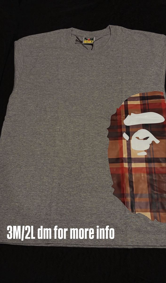 red side print bape