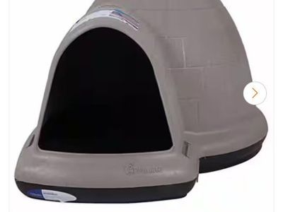 Petmate Indigo Dog House for 50-90 lbs Dogs - Weather-Resistant Igloo Style