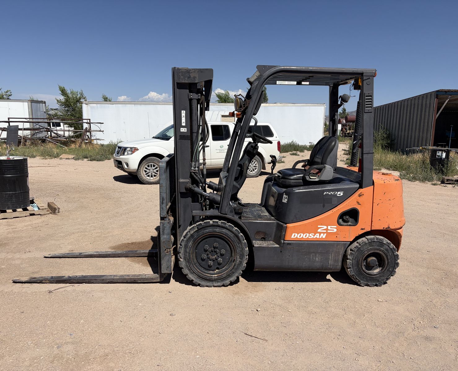 2012 Doosan D25S-5 5000# Diesel Forklift