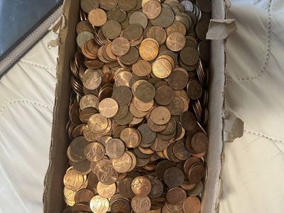 Tons of Pennies and nickels and other coins