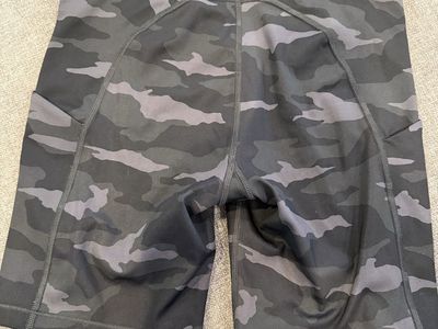 Athleta Ultimate Stash Pocket Camo Biker Shorts