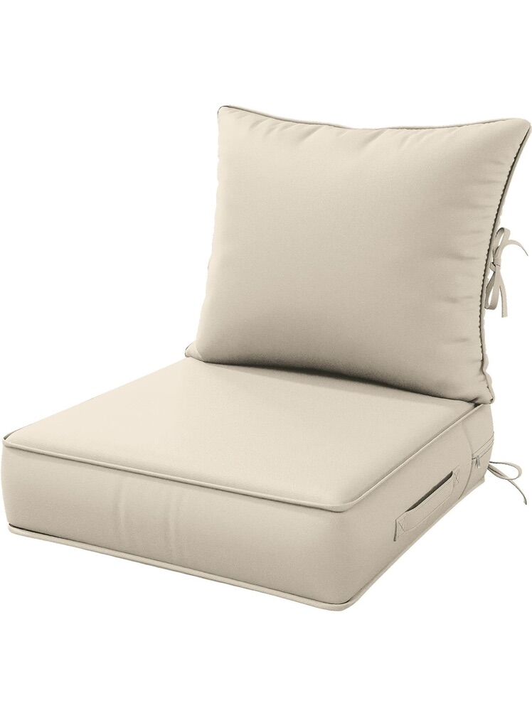 NEW Outdoor Patio Chair Cushions Set 24 L X 24 W