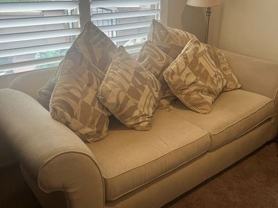 White 8’ Sofa