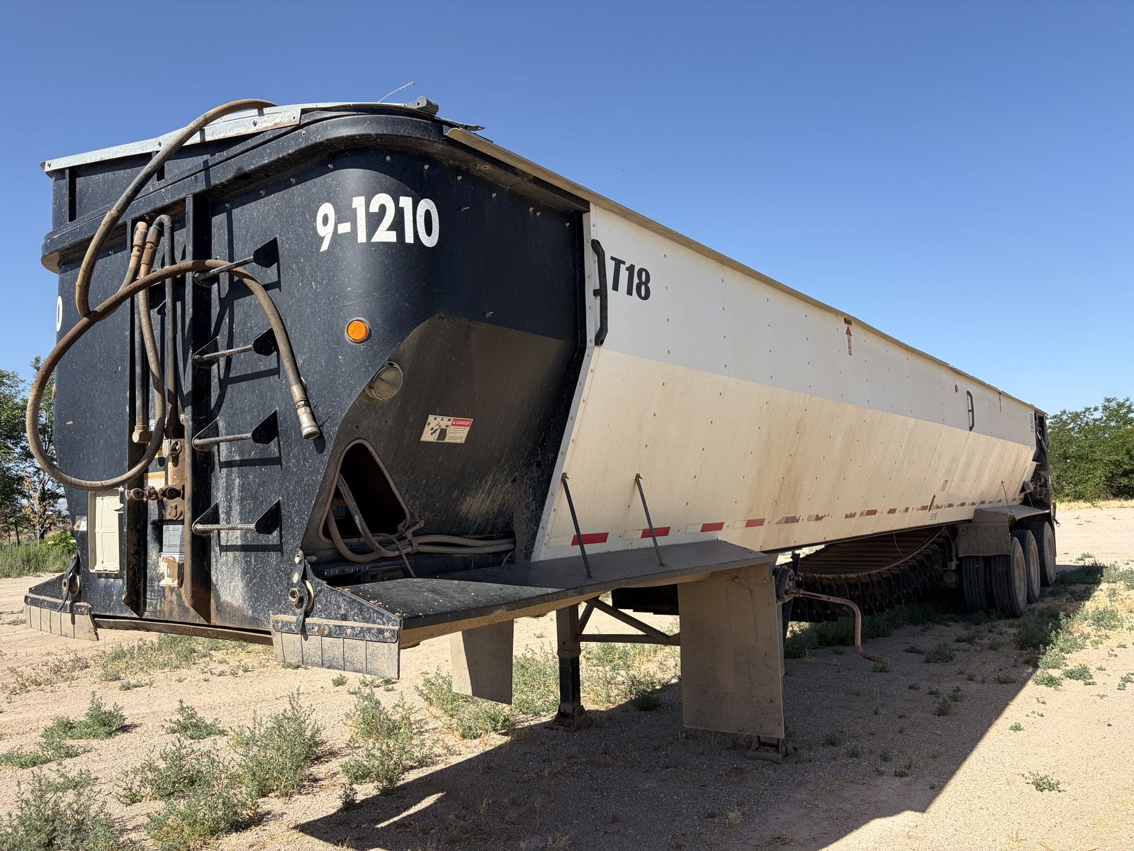 2009 Aulick Ind 48' Triple Axle Semi Belt Trailer