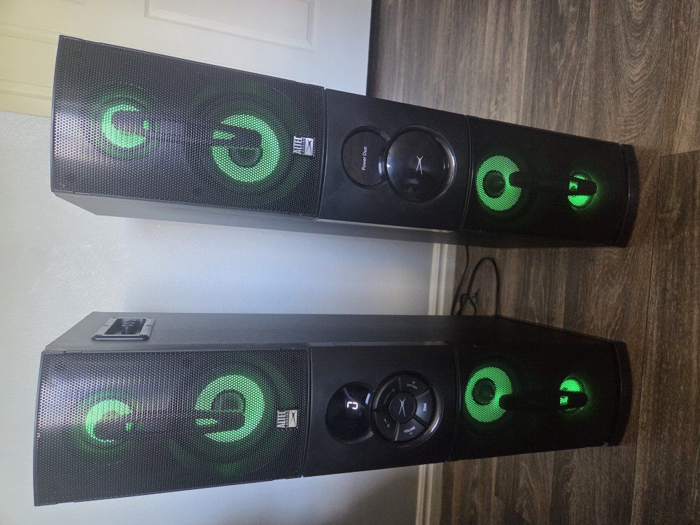 Altec Lansing Power Duo Bluetooth Tower Speaker Se