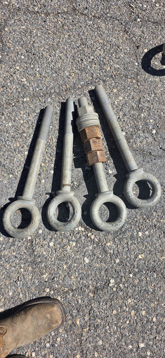 Crosby G227 Shoulder Eye Bolt 1-1/2" x 15" Forged Steel 24,000 WLL 1045372