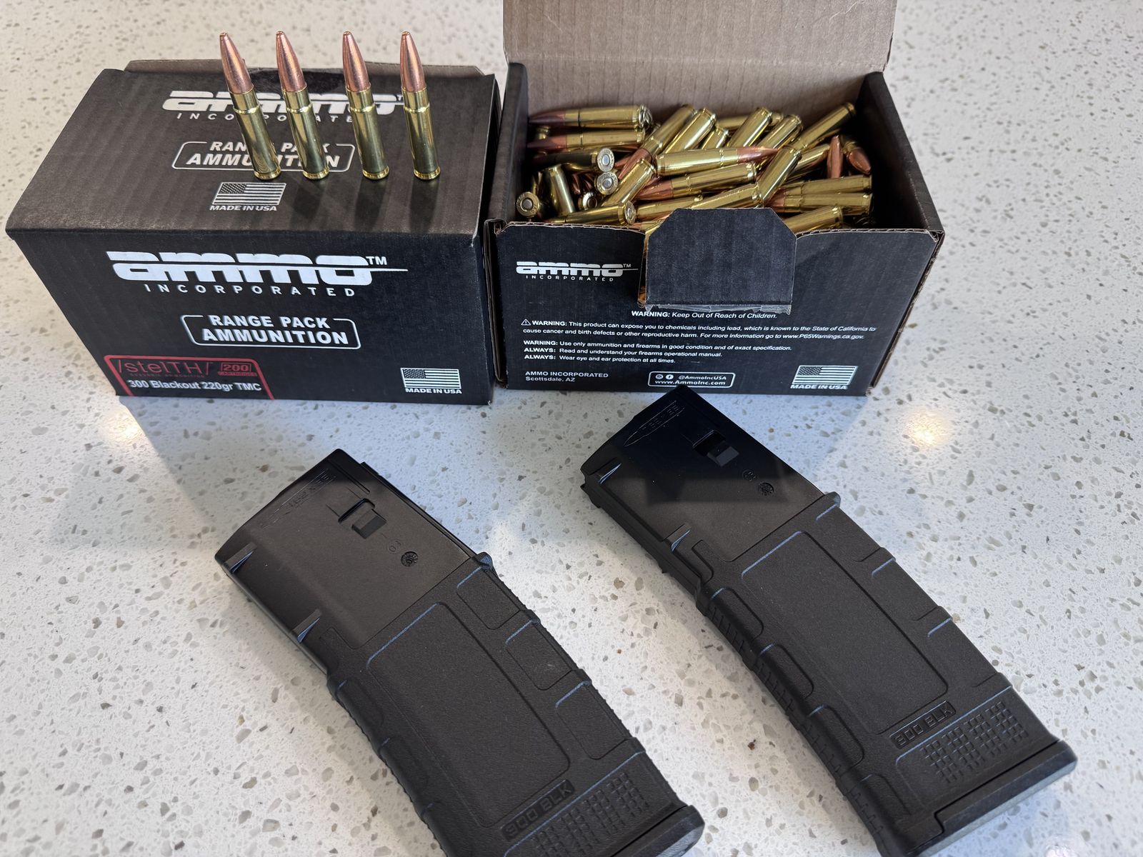 300 Blackout ammo - 400 rounds 220g new