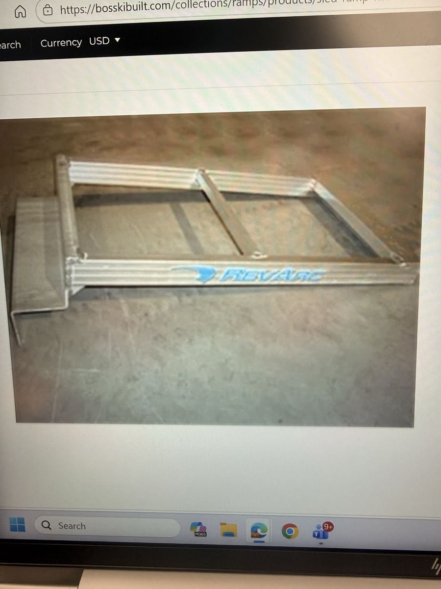 Rev arc sled ramp riser