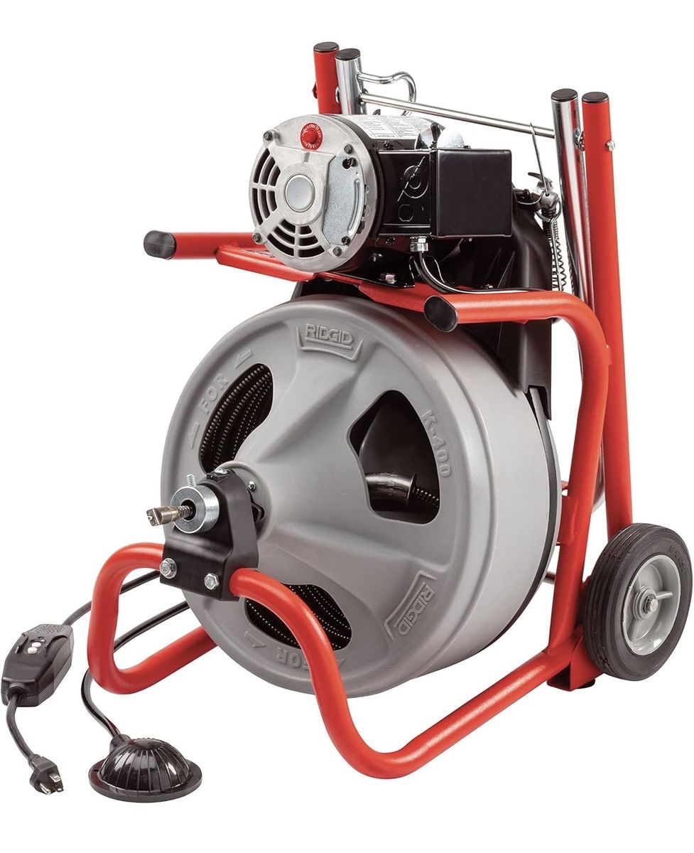 RIDGID 52363 Model K-400 Drain Cleaning 120 volt Drum Machine kit