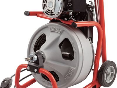 RIDGID 52363 Model K-400 Drain Cleaning 120 volt Drum Machine kit