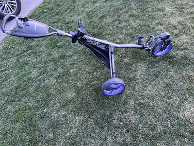 Tour Trek Black And Purple Push Cart