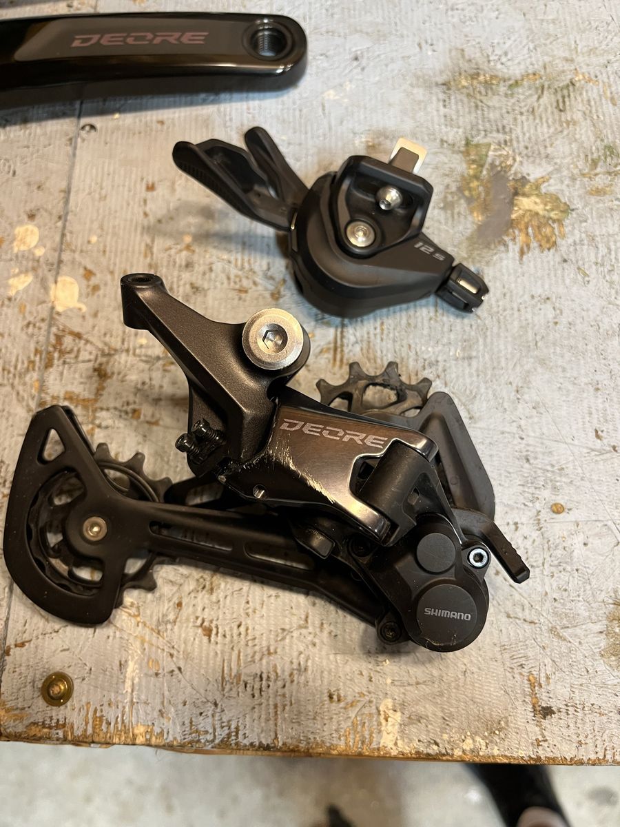 Shimano Deore 12 speed derailleur and shifter