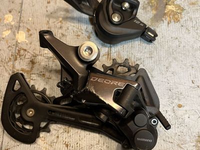 Shimano Deore 12 speed derailleur and shifter