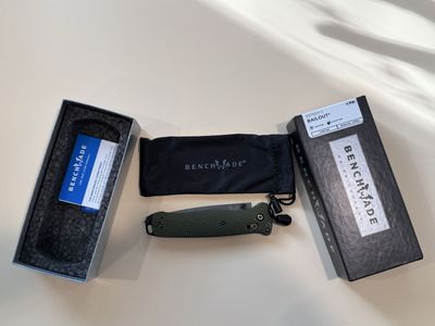 Benchmade 537GY-1 Bailout OD Green M4 Steel Blade Tactical Folding Knife