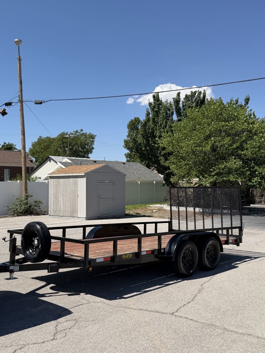 2022 7x16 big bubbas dual axle trailer