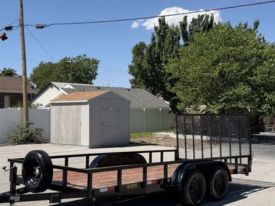2022 7x16 big bubbas dual axle trailer